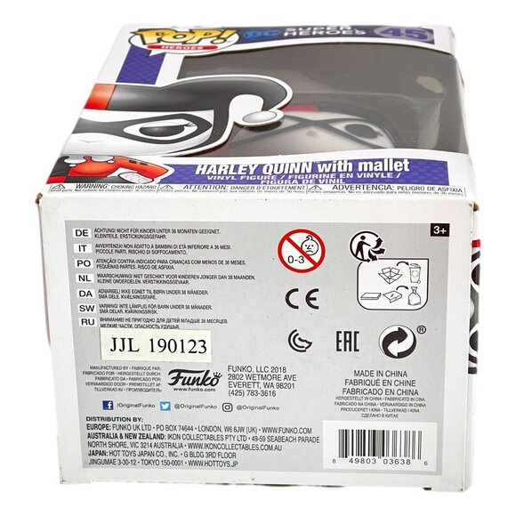 Harley Quinn 45 Funko POP  Vinyl Figure Mallet USA Exclusive DC Comics New - Picture 4 of 4